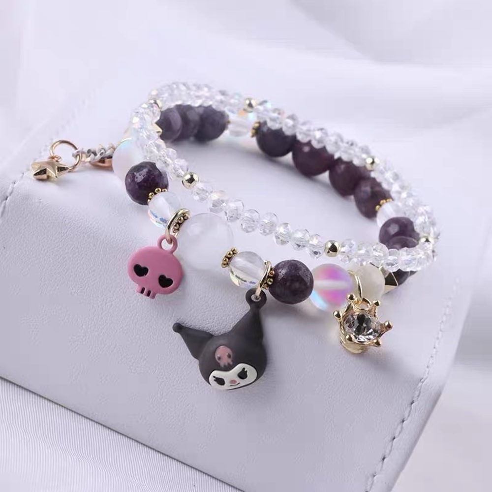 2pcs set Sanrio Kuromi Bracelet